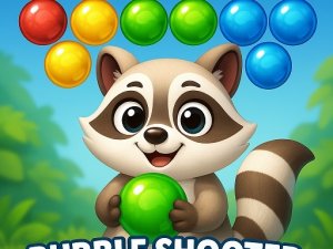 Bubble Shooter Raccoon Rescue
